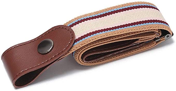 Buckleless Belts | Multi Colour Stripe