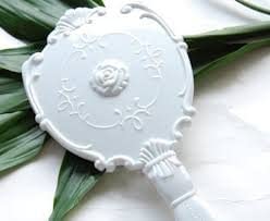 Handheld Mirror - White