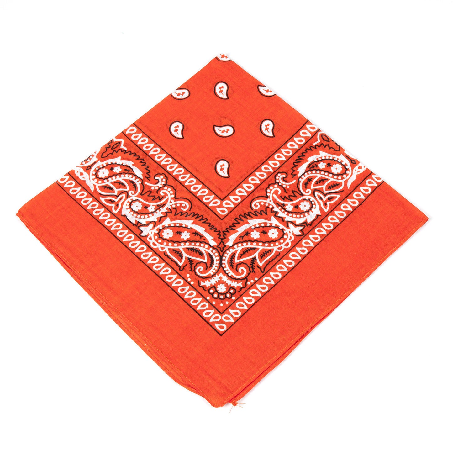 Paisley Bandana | Bright Orange