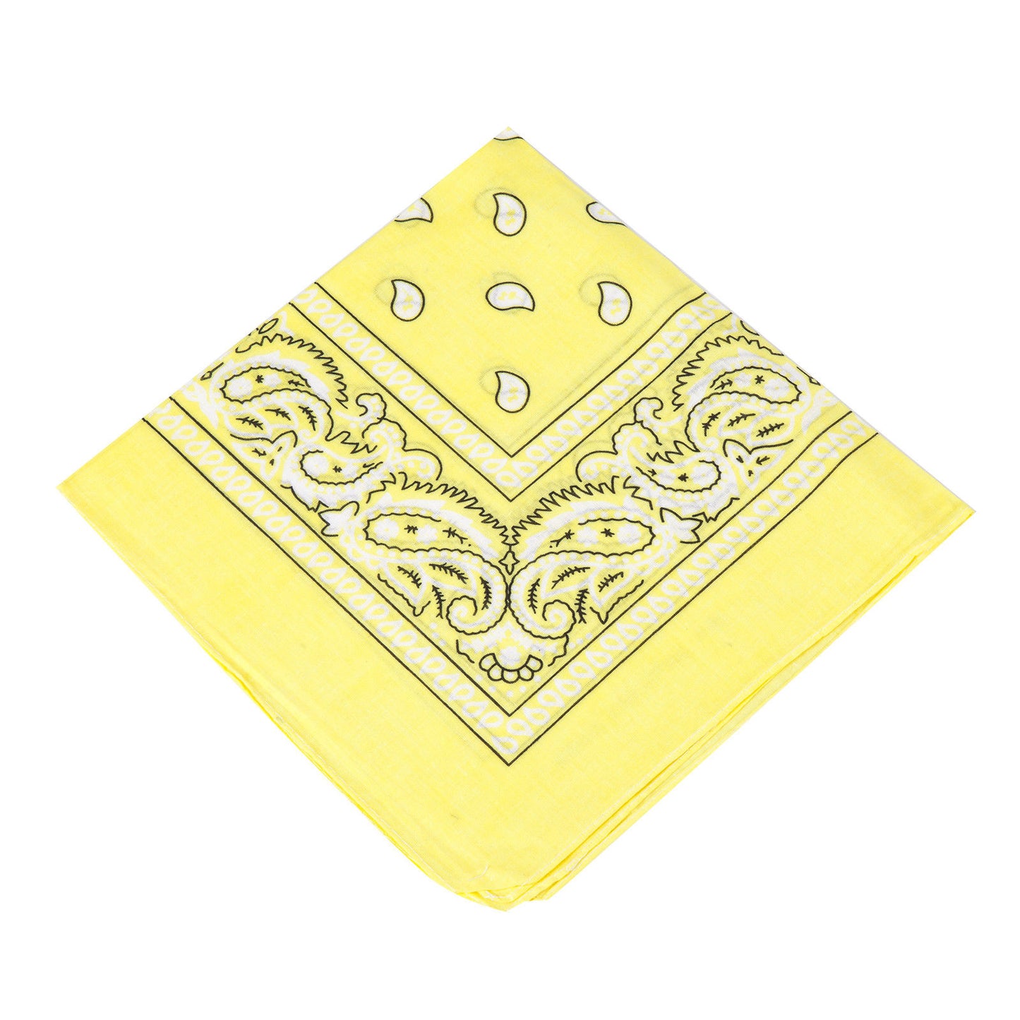 Paisley Bandana | Bright Yellow