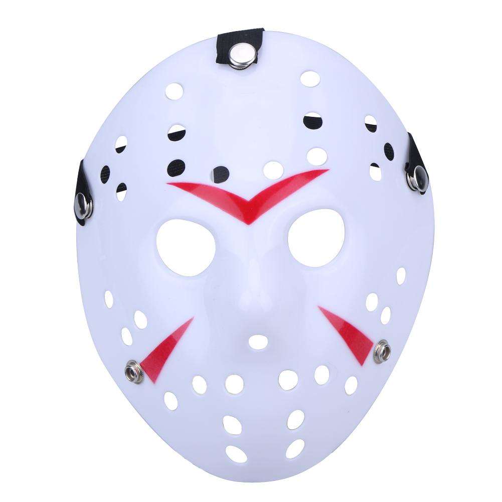 Jason Mask | White / Red