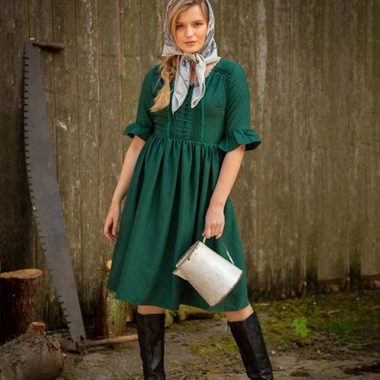 Lindy Bop Francy May Emerald Vintage Style Dress | Size 18