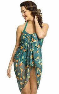 Lindy Bop 2 Piece Sarong | One Size | Cuban