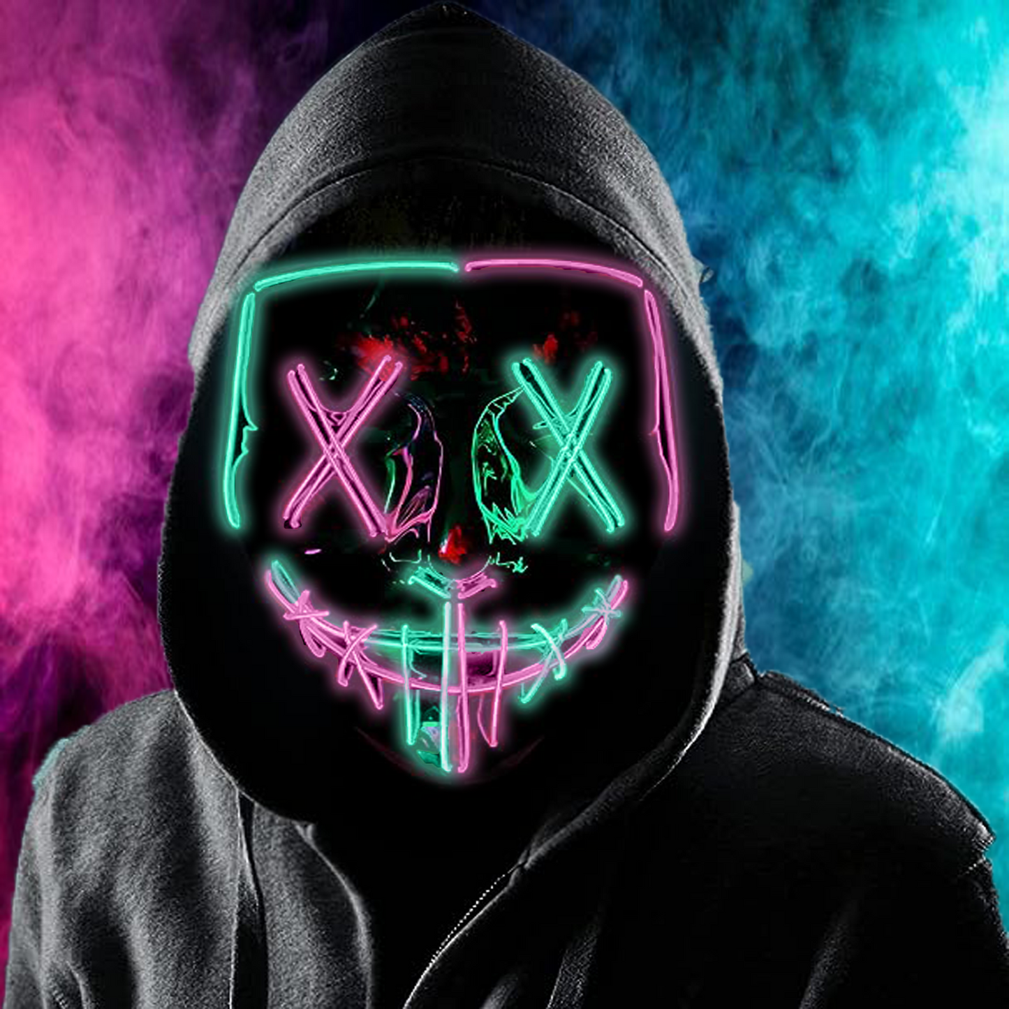 LED Purge Mask | Red & Green