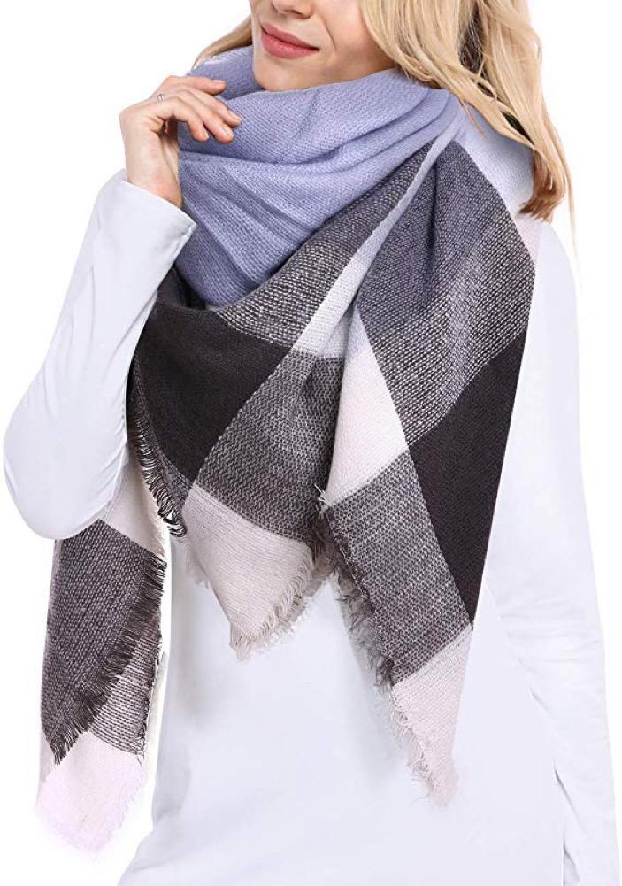 Winter Scarf | 13 | Blue + Grey