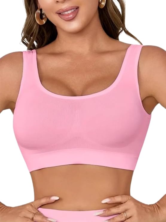 Sports Bra | Medium | Baby Pink