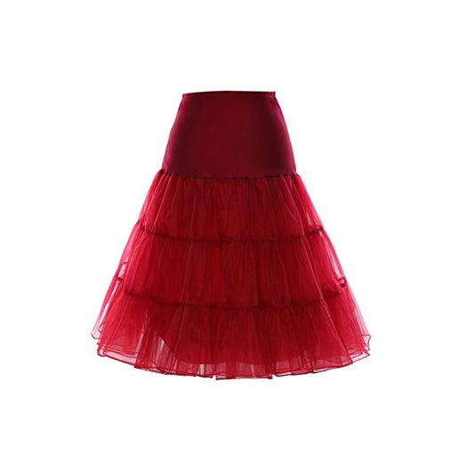 26" Petticoat | L/XL | Burgundy