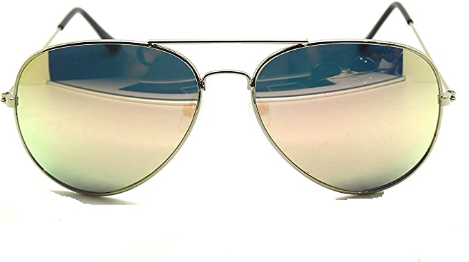 Aviator | Silver Frame | Light Pink Lens