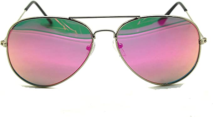 Aviator | Silver Frame | Purple Lens