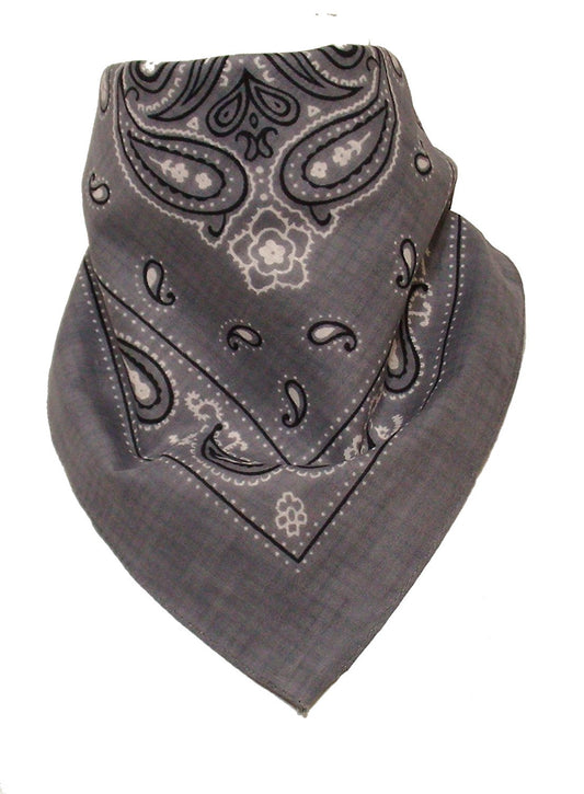 Paisley Bandana | Dark Grey
