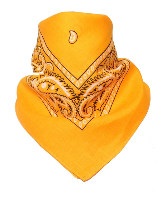 Paisley Bandana | Gold