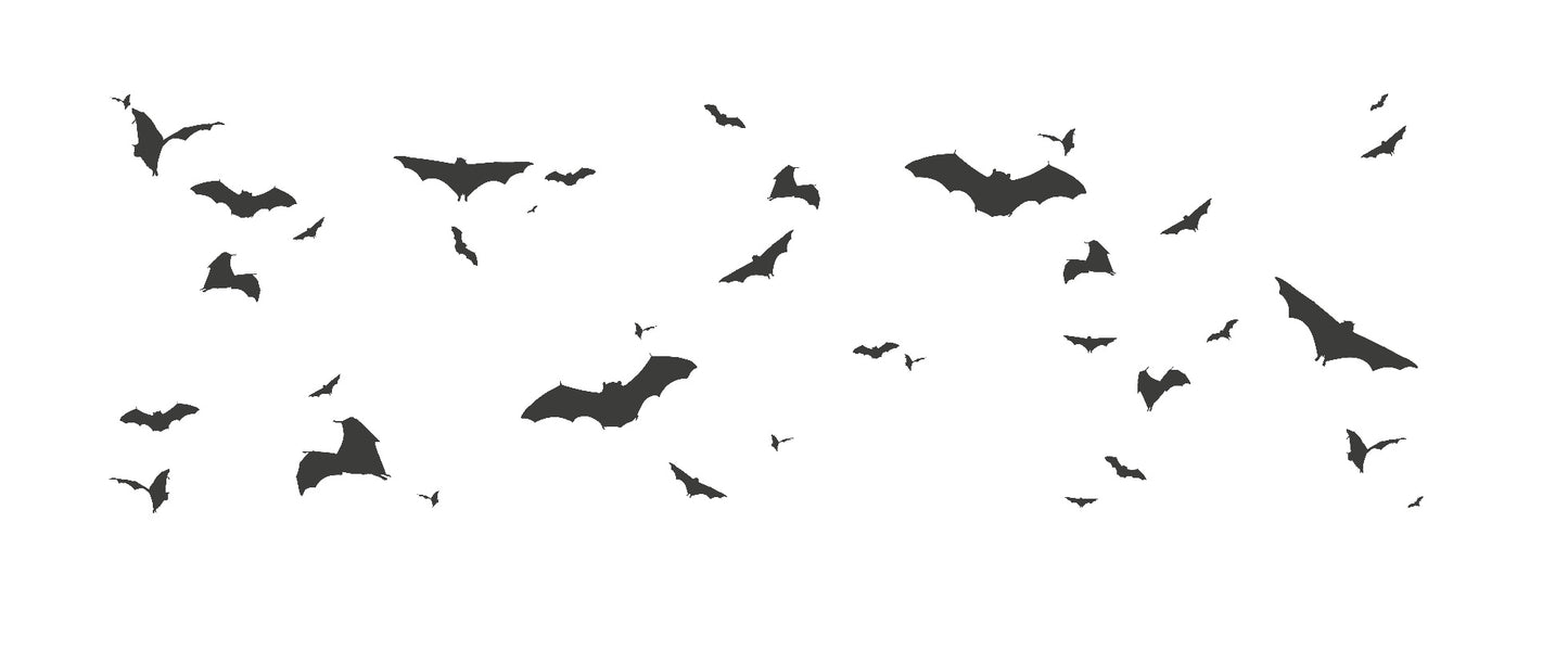Halloween Bats 28 Piece Wall Stickers