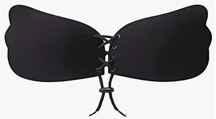 Drawstring Bra | Size: B | Black