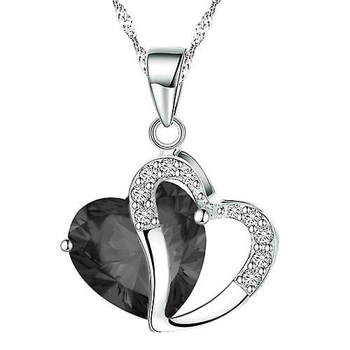 Heart Necklace | Black