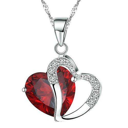 Heart Necklace | Red