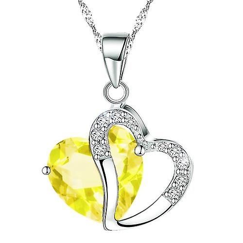 Heart Necklace | Yellow