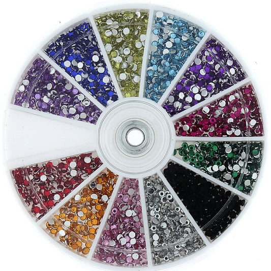 Nail Rhinestone Wheel