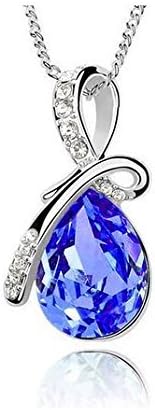 Teardrop Necklace | Dark Blue