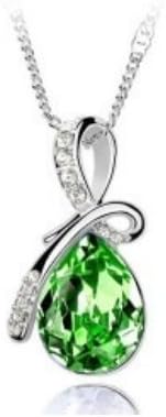 Teardrop Necklace | Green