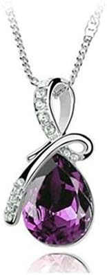 Teardrop Necklace | Purple