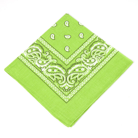 Paisley Bandana | Bright Green