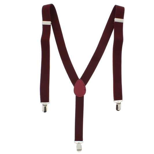 Suspender Braces | Burgundy
