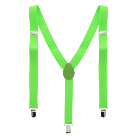 Suspender Braces | Neon Green