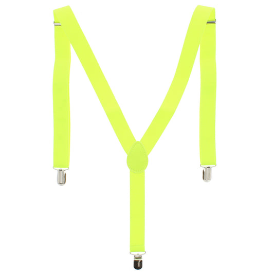 Suspender Braces | Neon Yellow