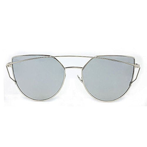 Cat Eye | Grey Lens | Silver Frame