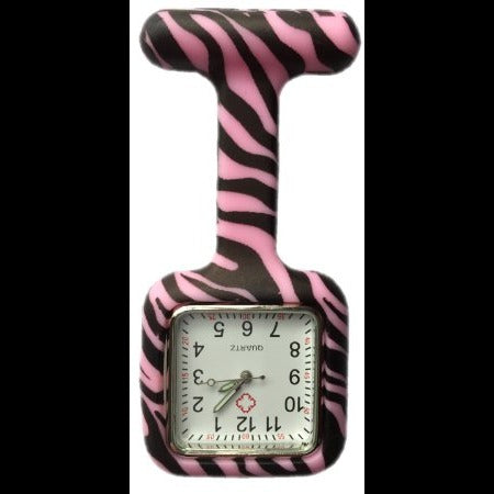 Fob | Square | Pink Zebra