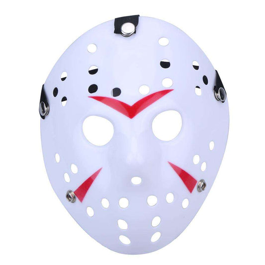 Jason Mask | White / Red