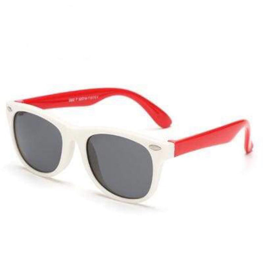 Kids Glasses | Tinted | White Frame Red Arms
