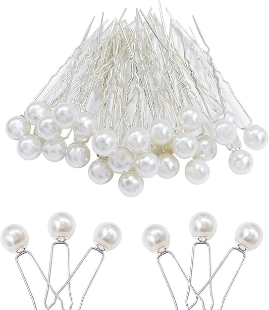 12 Pearl Hair Pins