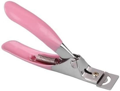 Pink nail clippers