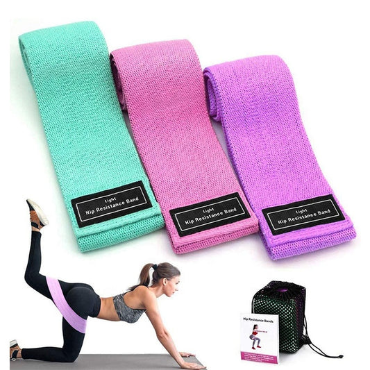 3 Pack Fabric Resistance Bands