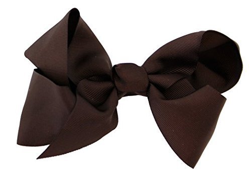 Ribbon Hair Bow | Chocolate