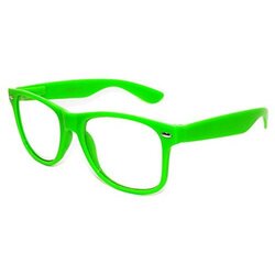 Classic Glasses | Clear | Green