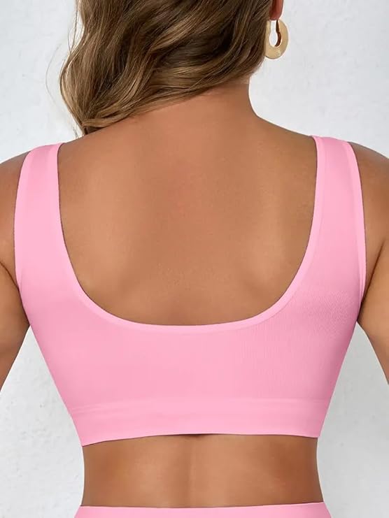 Sports Bra | Medium | Baby Pink