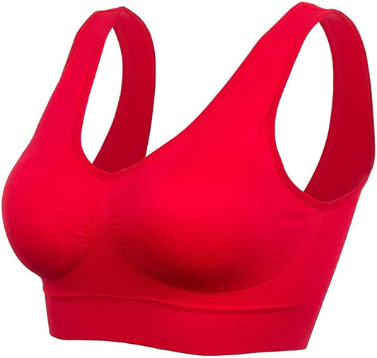 Sports Bra | Red | Medium